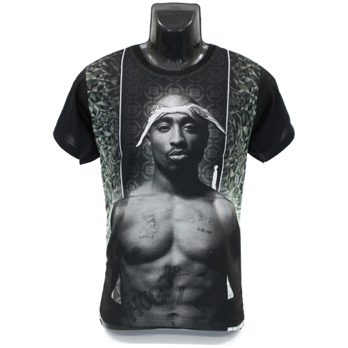 Tupac Shakur 2Pac T-Shirt Rap Hip Hop Thug Life Black Size: M/L/XL [Size: M]