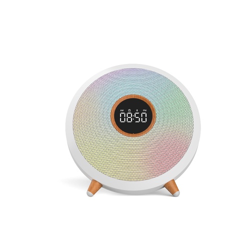 Night Light Digital Clock Super Bass Wireless Bluetooth Speaker Colourfull RGB light NEW